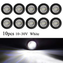 Luz de posición lateral LED DRL 12V 24V para camión, auto, tráiler, autobús, luz trasera de freno, accesorios para camión, luces traseras