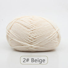 50g Soft Wool Milk Cotton Yarn Crochet Anti-Pilling Hand Knitting Thread For Cardigan Scarf Hat Baby Sweater Doll Supplies