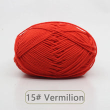 50g Soft Wool Milk Cotton Yarn Crochet Anti-Pilling Hand Knitting Thread For Cardigan Scarf Hat Baby Sweater Doll Supplies