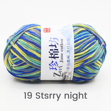 50g/PC Double Knitting Crochet Milk Soft Warm Wool Yarn Hand Knitted Colourful Fancy Yarn DIY Craft Knit Sweater Scarf Hat