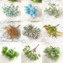 6pcs Artificial Plants Fake Grass Artificial Flowers for Home garland DIY Scrapbooking Wedding Christmas Decoration