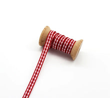 1/4 inch 6mm Gingham Checked Ribbon Handmade Gift Box Wrap Craft Decoration Accessoires Jewelry DIY Band Findings