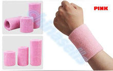 1pcs Sports Sweatband Cotton 15*8cm Terry Cloth Wrist Sweat Bands Tennis Fitness Basketball Wristband Wrist Support Protector