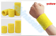 1pcs Sports Sweatband Cotton 15*8cm Terry Cloth Wrist Sweat Bands Tennis Fitness Basketball Wristband Wrist Support Protector
