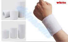 1pcs Sports Sweatband Cotton 15*8cm Terry Cloth Wrist Sweat Bands Tennis Fitness Basketball Wristband Wrist Support Protector
