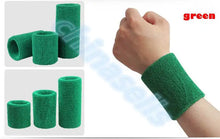 1pcs Sports Sweatband Cotton 15*8cm Terry Cloth Wrist Sweat Bands Tennis Fitness Basketball Wristband Wrist Support Protector