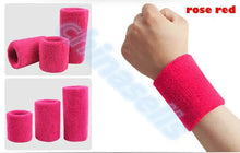 1pcs Sports Sweatband Cotton 15*8cm Terry Cloth Wrist Sweat Bands Tennis Fitness Basketball Wristband Wrist Support Protector