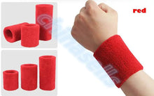 1pcs Sports Sweatband Cotton 15*8cm Terry Cloth Wrist Sweat Bands Tennis Fitness Basketball Wristband Wrist Support Protector