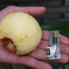 1PCS New Practical Useful Brand Stainless Steel Double Peeler Multi Tool 2 in 1 EDC Pocket Can Opener