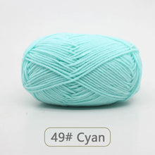 50g Soft Wool Milk Cotton Yarn Crochet Anti-Pilling Hand Knitting Thread For Cardigan Scarf Hat Baby Sweater Doll Supplies