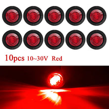 Luz de posición lateral LED DRL 12V 24V para camión, auto, tráiler, autobús, luz trasera de freno, accesorios para camión, luces traseras