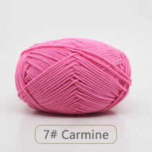 50g Soft Wool Milk Cotton Yarn Crochet Anti-Pilling Hand Knitting Thread For Cardigan Scarf Hat Baby Sweater Doll Supplies