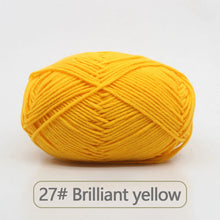 50g Soft Wool Milk Cotton Yarn Crochet Anti-Pilling Hand Knitting Thread For Cardigan Scarf Hat Baby Sweater Doll Supplies