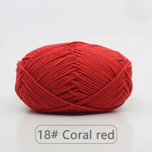 50g Soft Wool Milk Cotton Yarn Crochet Anti-Pilling Hand Knitting Thread For Cardigan Scarf Hat Baby Sweater Doll Supplies