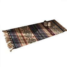 Vintage Bohemian Plaid Woven Rug for Living Room, Bedroom and Beach - image 6