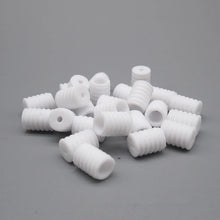 100PCS Adjustable Black White Face Mask Silicone Button Cord Locks Elastic Band Stop Drawstring Accessories DIY Spiral Buttons