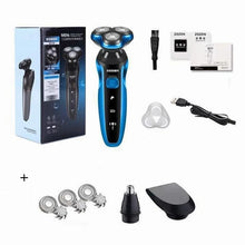 ZOZEN Electric Razor Electric Shaver Rotary Shaving Machine Cutter Recharge for Men Beard Trimmer Wet-Dry Dual Use Waterproof