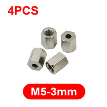 M3/M5 Internal Thread Welding Connector For Metal Arm Quick Connecter 1/12 RC Hydraulic Excavator Stainless Steel Parts