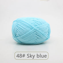 50g Soft Wool Milk Cotton Yarn Crochet Anti-Pilling Hand Knitting Thread For Cardigan Scarf Hat Baby Sweater Doll Supplies