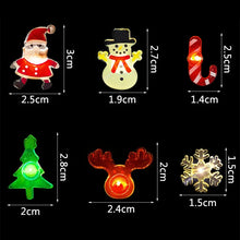 2 Meters Christmas LED Light Decorations Santa Claus Elk Christmas Tree Snowflakes Snowman Ornament Garland Glowing In the Dark