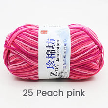50g/PC Double Knitting Crochet Milk Soft Warm Wool Yarn Hand Knitted Colourful Fancy Yarn DIY Craft Knit Sweater Scarf Hat