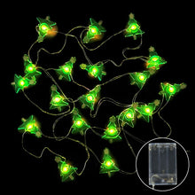 2 Meters Christmas LED Light Decorations Santa Claus Elk Christmas Tree Snowflakes Snowman Ornament Garland Glowing In the Dark