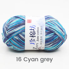 50g/PC Double Knitting Crochet Milk Soft Warm Wool Yarn Hand Knitted Colourful Fancy Yarn DIY Craft Knit Sweater Scarf Hat