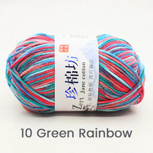 50g/PC Double Knitting Crochet Milk Soft Warm Wool Yarn Hand Knitted Colourful Fancy Yarn DIY Craft Knit Sweater Scarf Hat