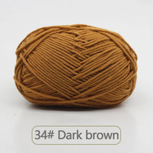 50g Soft Wool Milk Cotton Yarn Crochet Anti-Pilling Hand Knitting Thread For Cardigan Scarf Hat Baby Sweater Doll Supplies