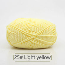 50g Soft Wool Milk Cotton Yarn Crochet Anti-Pilling Hand Knitting Thread For Cardigan Scarf Hat Baby Sweater Doll Supplies