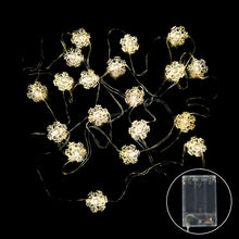 2 Meters Christmas LED Light Decorations Santa Claus Elk Christmas Tree Snowflakes Snowman Ornament Garland Glowing In the Dark