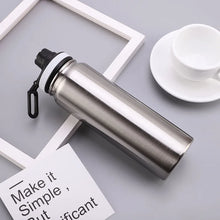 UPORS Stainless Steel Sport Water Bottle 600ml/800ml Large Capacity Double Wall Vacuum Insulated Tumbler Portable Thermos Bottle