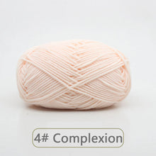 50g Soft Wool Milk Cotton Yarn Crochet Anti-Pilling Hand Knitting Thread For Cardigan Scarf Hat Baby Sweater Doll Supplies