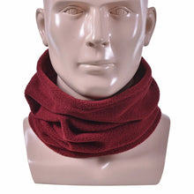 Unisex Beanie Hats Ski Snood Scarf Women Men Thermal Fleece Scarf Snood Neck Warmer Face Mask Winter Spring