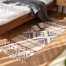 Vintage Bohemian Plaid Woven Rug for Living Room, Bedroom and Beach - image 4