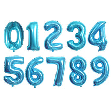16/32/40 inch Big Size Rose Gold Sliver digital number Figure Foil balloons Adult Birthday Party Decoration Supplies Ballon