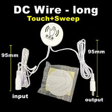 Penetrable 25mm Wood Panel Wireless Touch Sensor LED Light Switch Control 12V 24V 60W Hand Sweep Control Dimmable Touch Dimmer