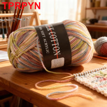 1Pc 50g Milk Cotton Knitting Yarn Crochet Yarn Hand Knitted Line DIY Knit Sweater Scarf Hat sock blanket amigurumi threads 120M