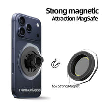 Magnetic Ring Phone Holder for MagSafe Car Mount for iPhone 17 16 Magnet Phone Mount Accessories for 17mm Ball Head Base