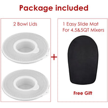 1pcs/2pcs Mixers Bowl Covers for KitchenAid 4.5-5 Quart Tilt-Head Stand Mixers Bowl Covers Lid