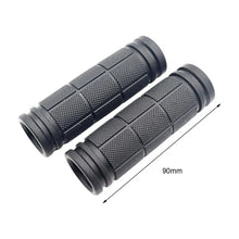 Black Bike Handlebar Sleeves Grips One-sided Locking Rubber Dustproof Bicycle Cycling Handle Bar Grips Replacement Parts