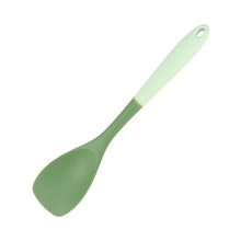 6-Piece Silicone Kitchen Utensil Set: Chinese Spatula, Soup Ladle, Slotted Turner, Pasta Spoon, Salad & Honey Scrapers for Non-S