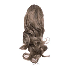 Long Hair Bun Wig Ponytail High Temperature Silk Fiber Clip 17 Inch Natural Looking Wig Fashion Elegant Long Hair Daily Curl Wig