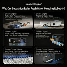 For Dreame X50 Pro Ultra Aqua 10 Ultra Roller Complete / RLH31CE Accessories Robot Vacuum Cleaner Main Side Brush Hepa Filter