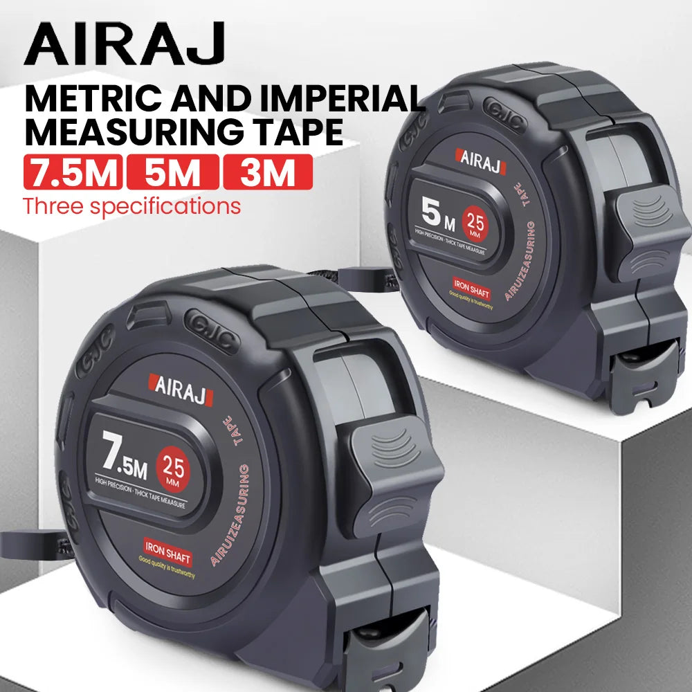3/5/7.5/ High Precision Measuring Tools Household Woodworking Ruler Thickening Waterproof and Anti-corrosion Tape Measure