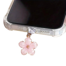 Sakura Flower Phone Dust Plug Pendant for iPhone and Type-C Charging Ports - image 3
