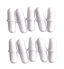 10 Piece Set of Automatic Stirring Cup Magnetized Circular Capsule Portable Cup Rotating Wheel Coffee Cup Magnetic Stirrer