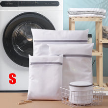 1PC S/M/L/XL Zippered Mesh Wash Bags Reusable Coarse Net Foldable Thicken Laundry Bags For Underwear Washing Machines Bra Bag