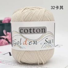 1Pc 50g Hand knitting 100% cotton yarn soft crochet yarn to knit sweater blanket hat line crocheting amigurumi doll bag threads