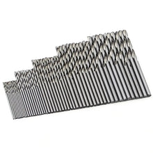 100pc Twist Drill 1-3mm Hand Electric Drill DIY Woodwork Drill Titanium Plated Natural Color Drill Bit Tool Accessories Set
